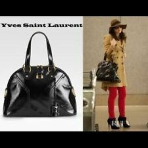 Beautiful YSL extra Large Muse Patent Leather Bag